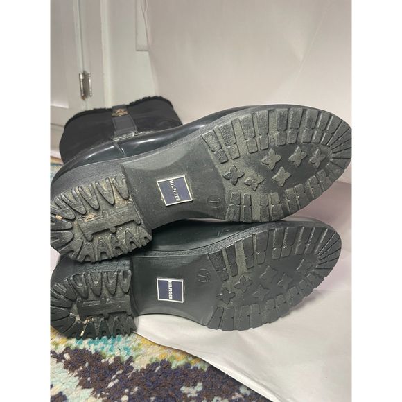 Tommy Hilfiger Four2 Riding Rain Boot Size 7 Womens‎ - Picture 7 of 7